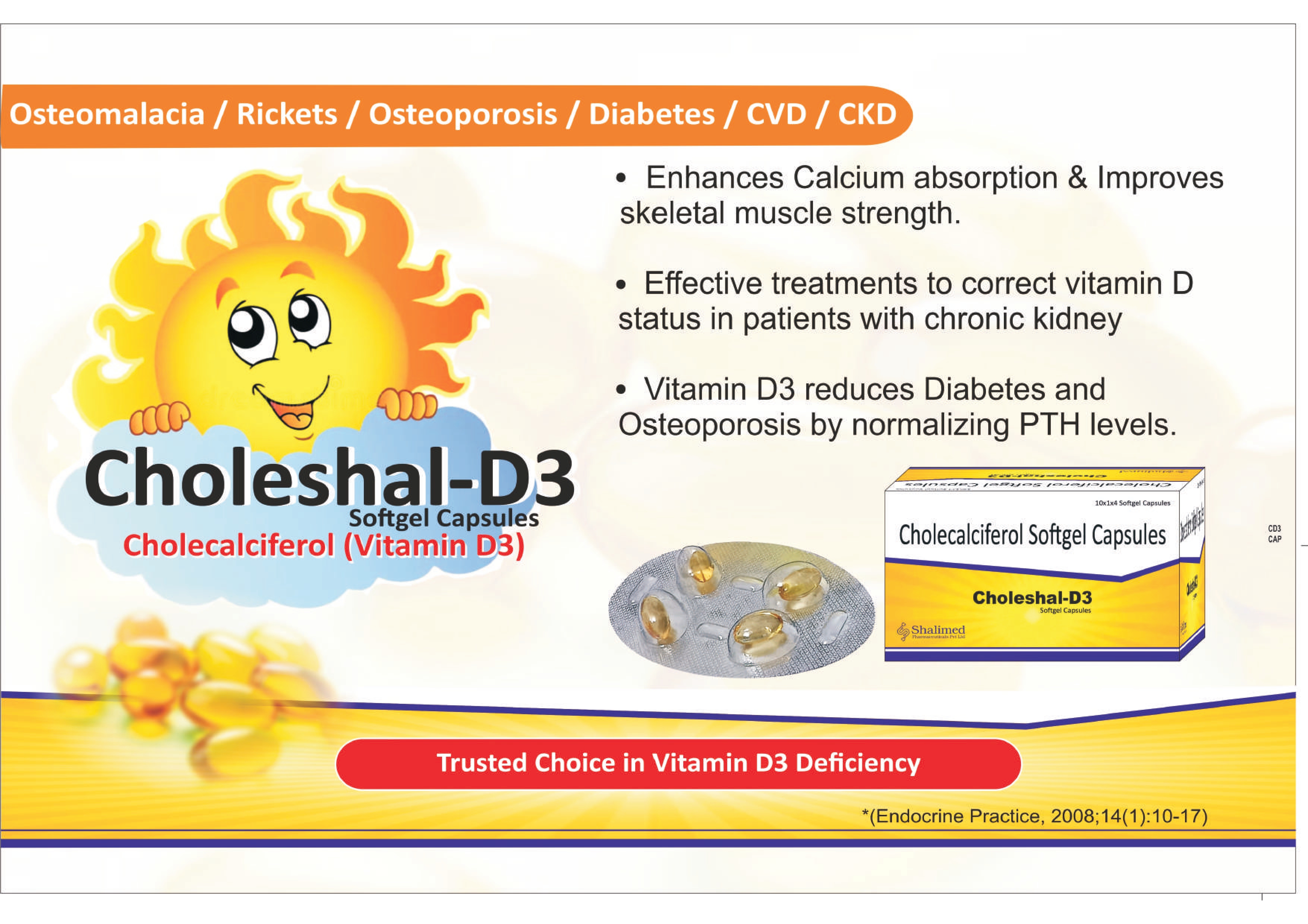 Choleshal - Vitamin D3 Deficiency